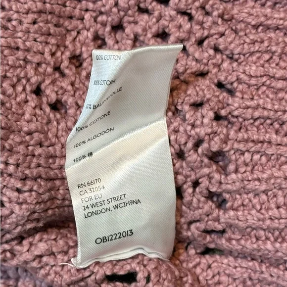 Free People Cropped Chloe Cardigan Medium Pressed Flowers - Picture 11 of 13